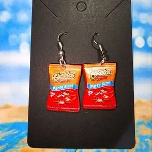 NaniGiftz Jewelry Unique Hot Cheetos Earrings Poshmark - Main Image